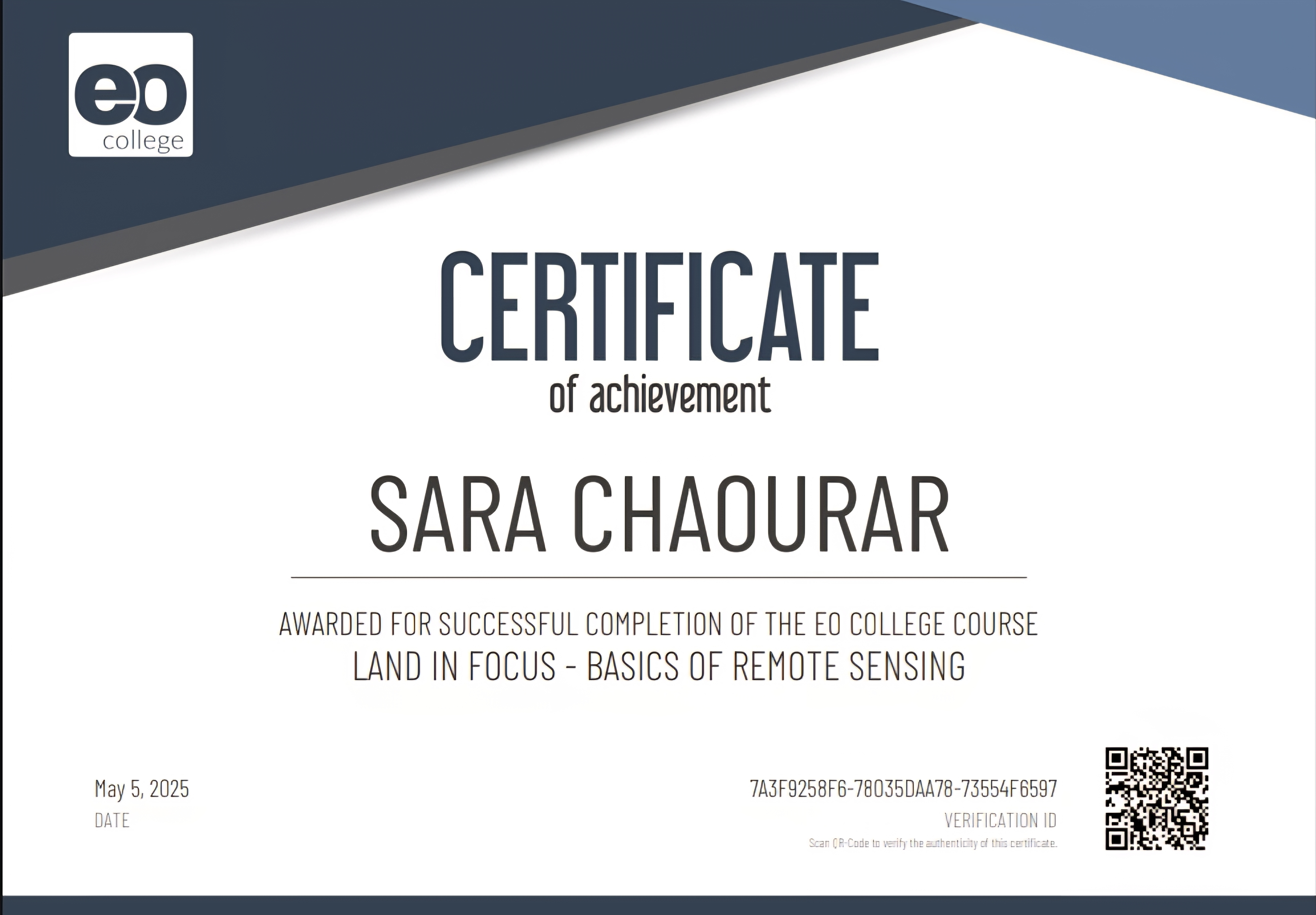 Certificate 1